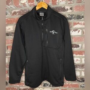 Men’s Universal Studio Black Performance Quarter Zip Pullover Sweater Jacket